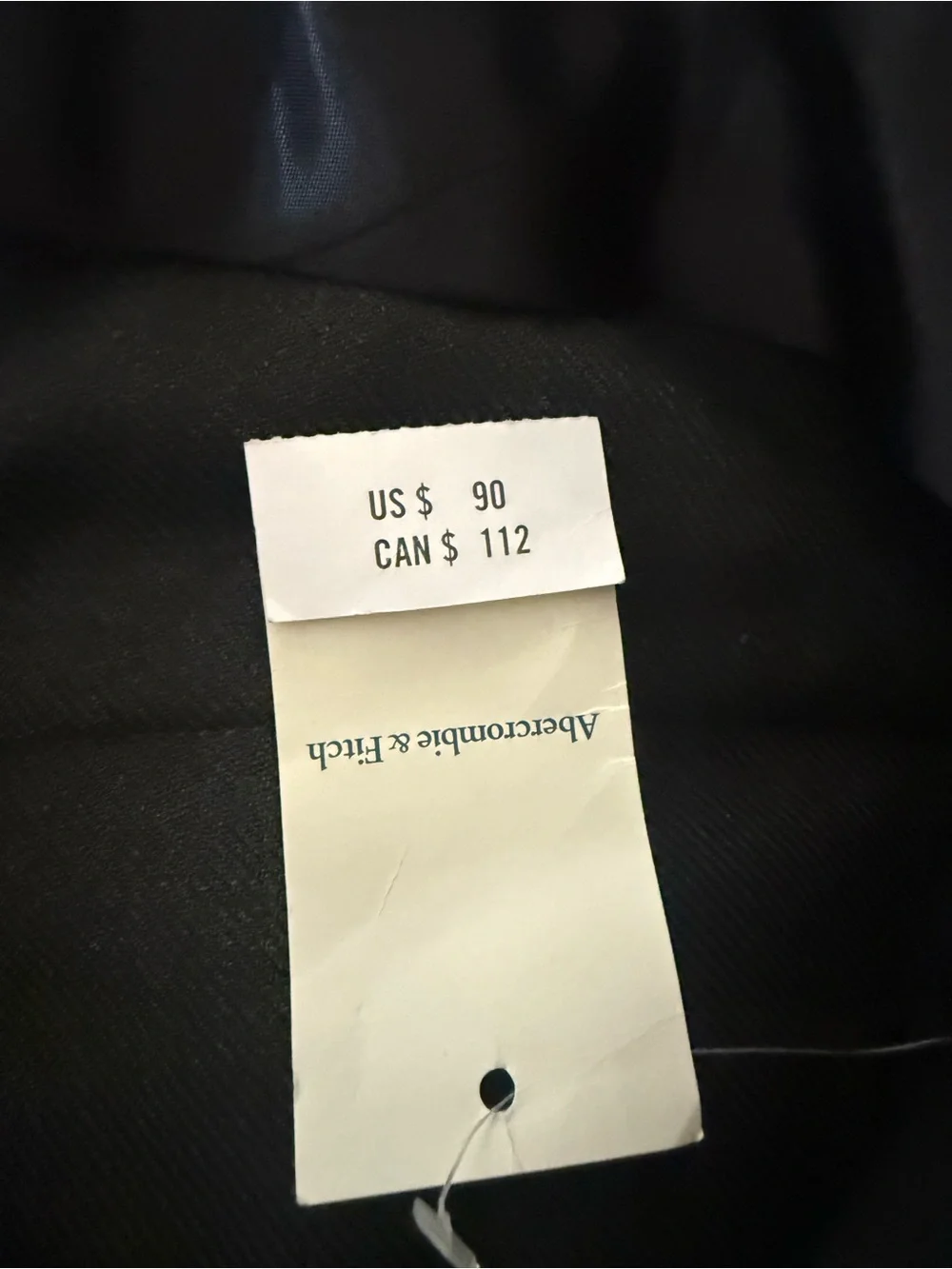Abercrombie & Fitch Mens Baggy Trouser Pants  Old money Gray  32 X 28 NEW